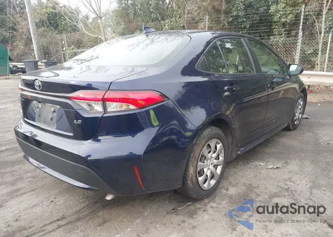 2020 Toyota Corolla Le z USA, uszkodzony, nr VIN JTDEPRAE9LJ114691